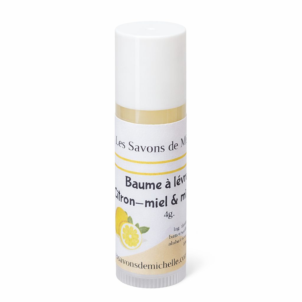 Baume à lèvres 4g - Citron miel & tournesol