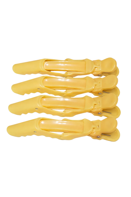 Pinces à cheveux crocodiles - 4 pouces, paquet de 4