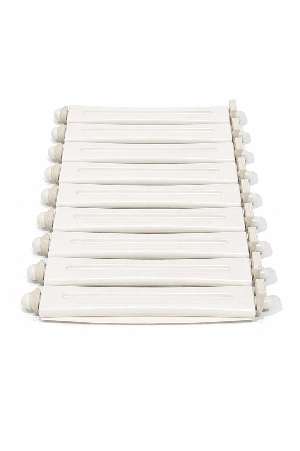 Rouleaux à cheveux rigides Rovalers - 9.5 cm x 10 mm, paquet de 10