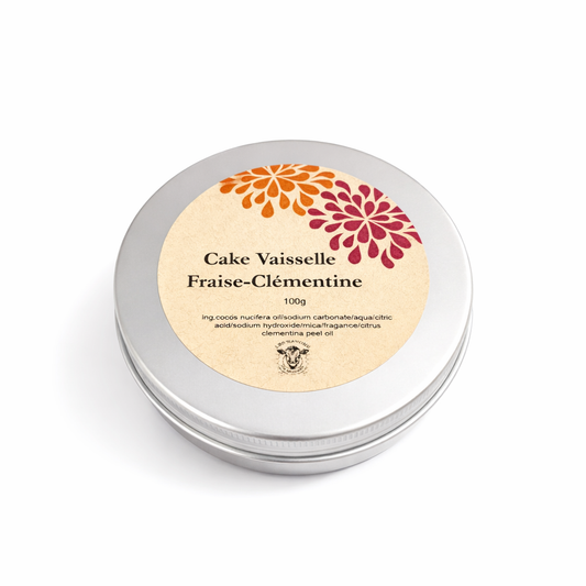 Cake vaisselle 100g - Fraise & Clémentine