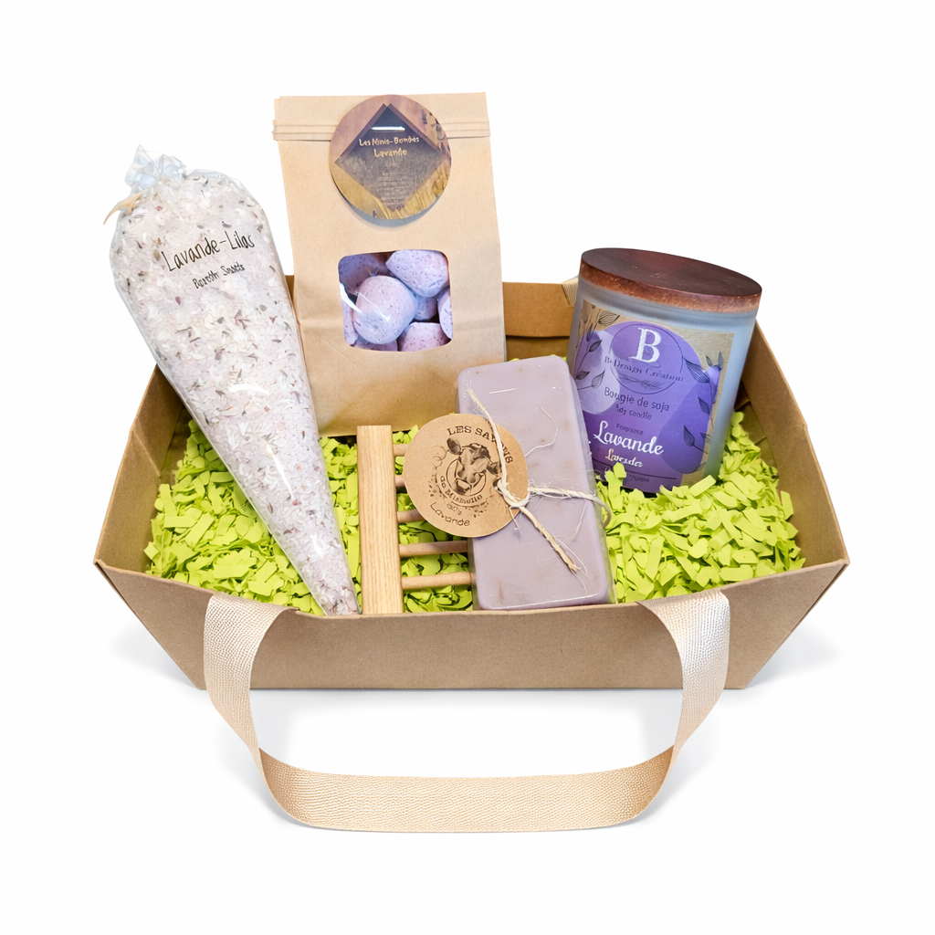 Coffret cadeau détente - Lavande