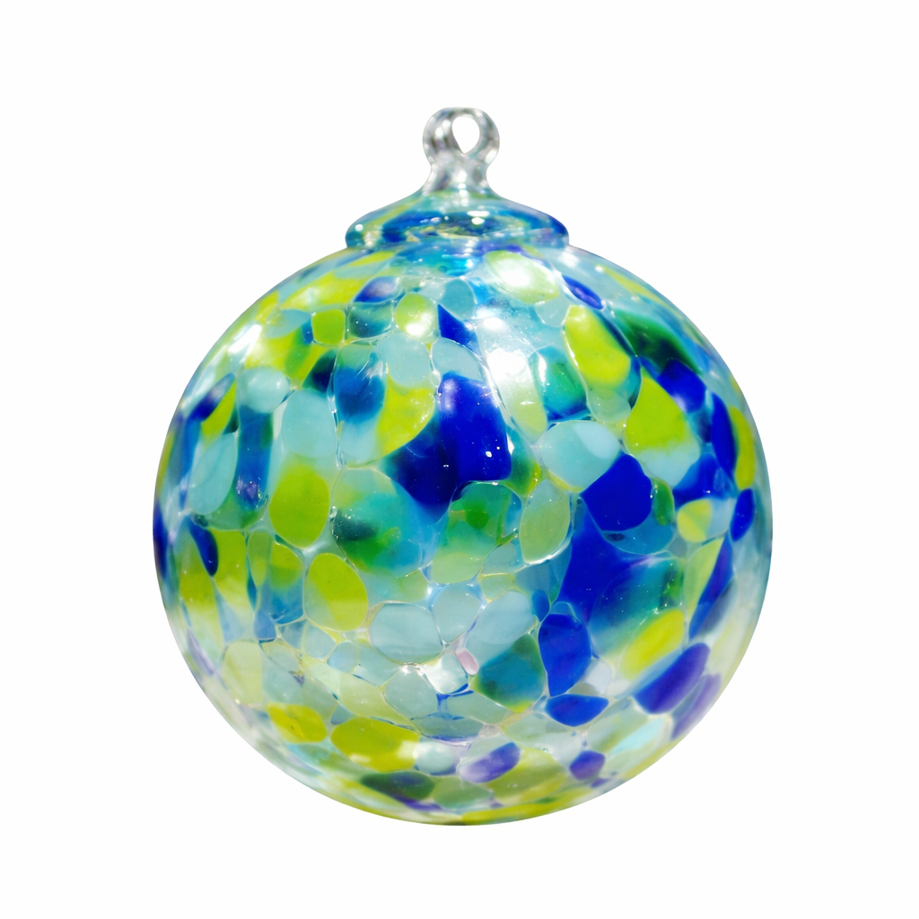 Nature, boule colorée - verre soufflé