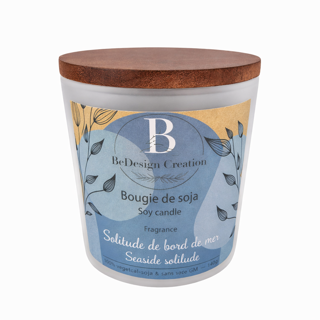 Solitude de bord de mer - bougie 50 heures