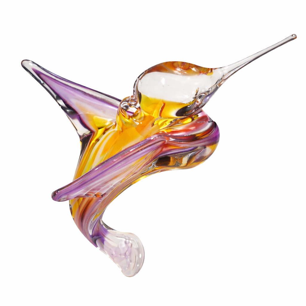 Splash - colibri en verre soufflé