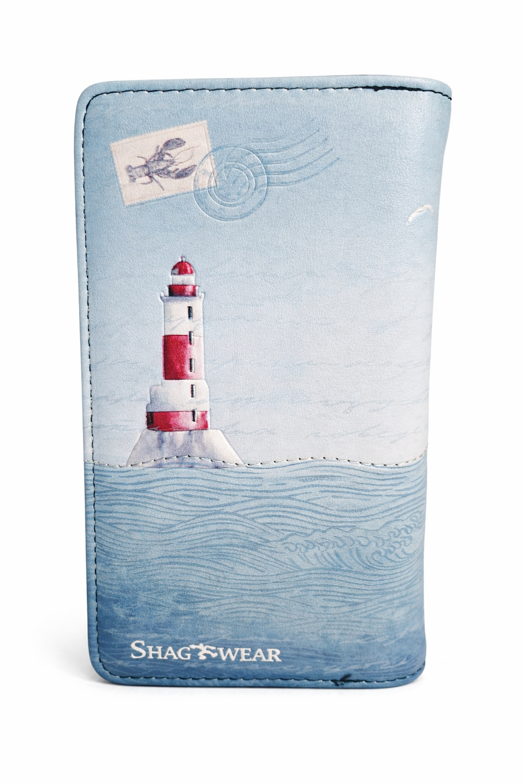 Queue de baleine et phare - portefeuille femme