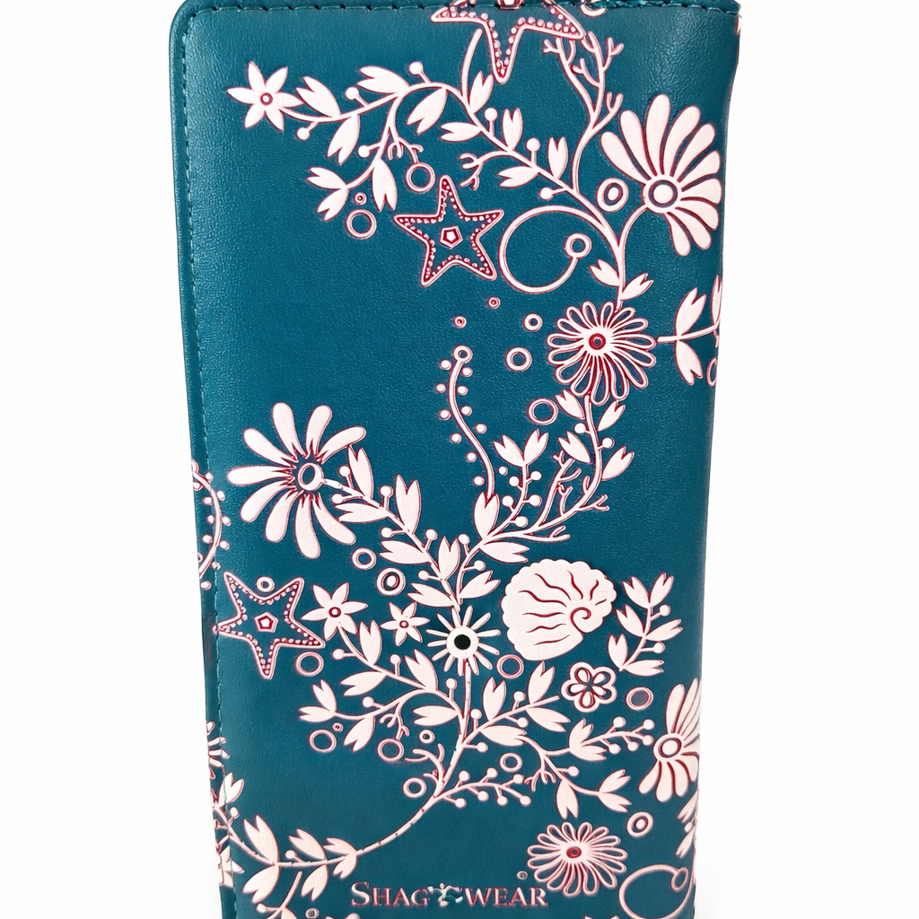 Coraux et sirène - portefeuille femme