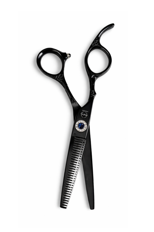 PQA-6.0G Gaucher Aqiabi - Ciseau amincisseur pour coupe de cheveux