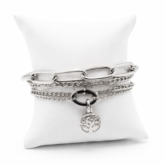 Athéna - bracelet multi rangs