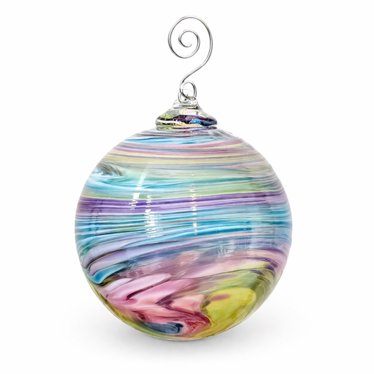 Beurre pastel, boule colorée - verre soufflé