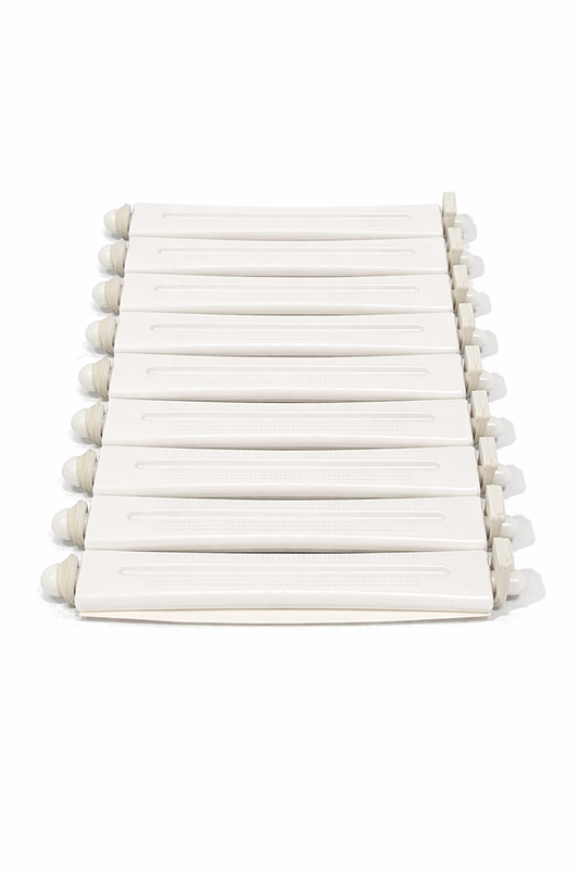 Rouleaux à cheveux rigides Rovalers - 9.5 cm x 10 mm, paquet de 10