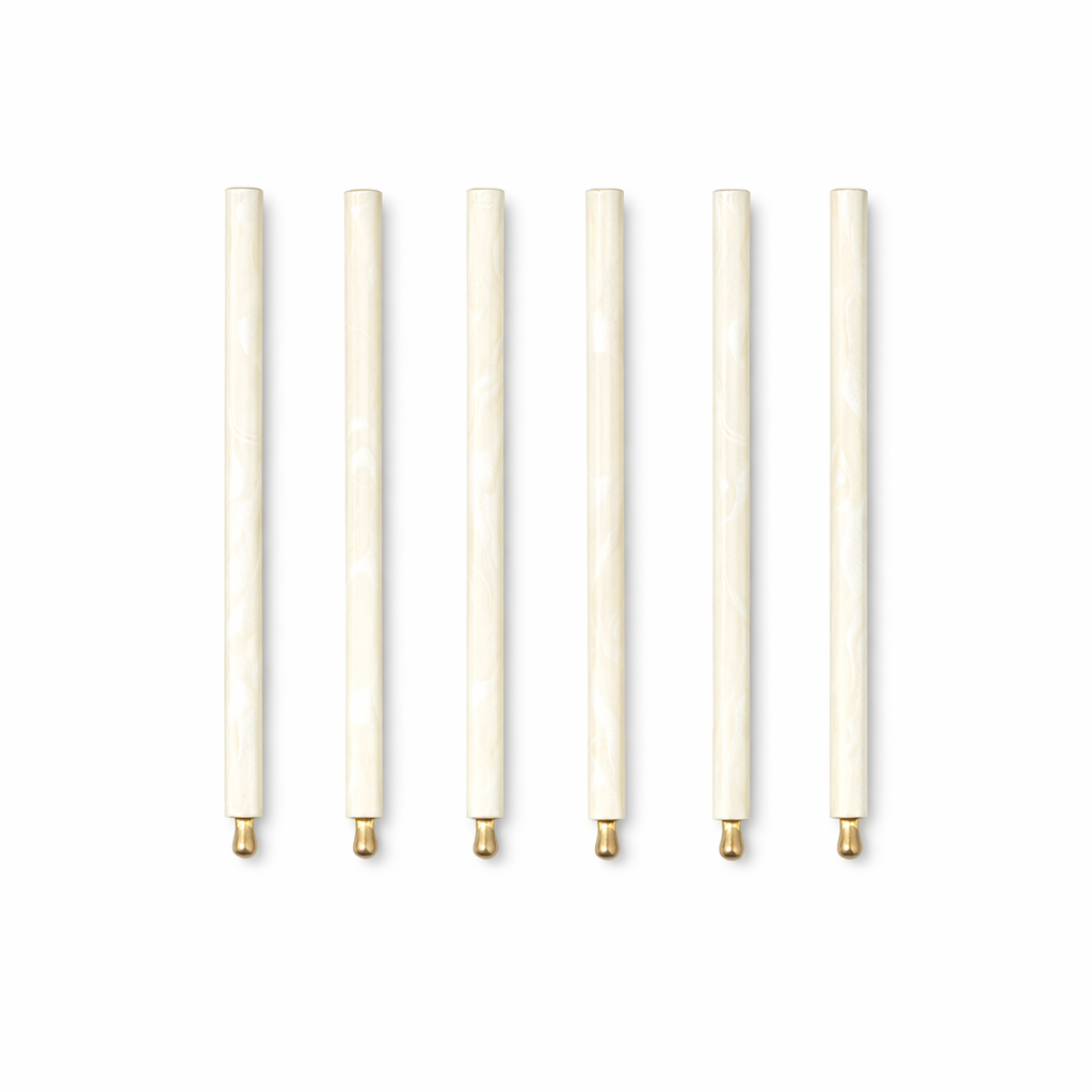 Bobépines nacrés - ensemble de 6