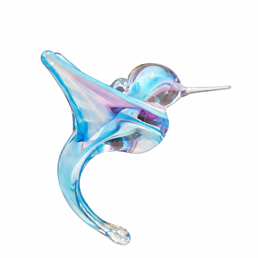 Fossette - colibri en verre soufflé