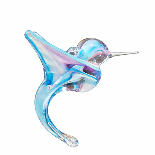 Fossette - colibri en verre soufflé