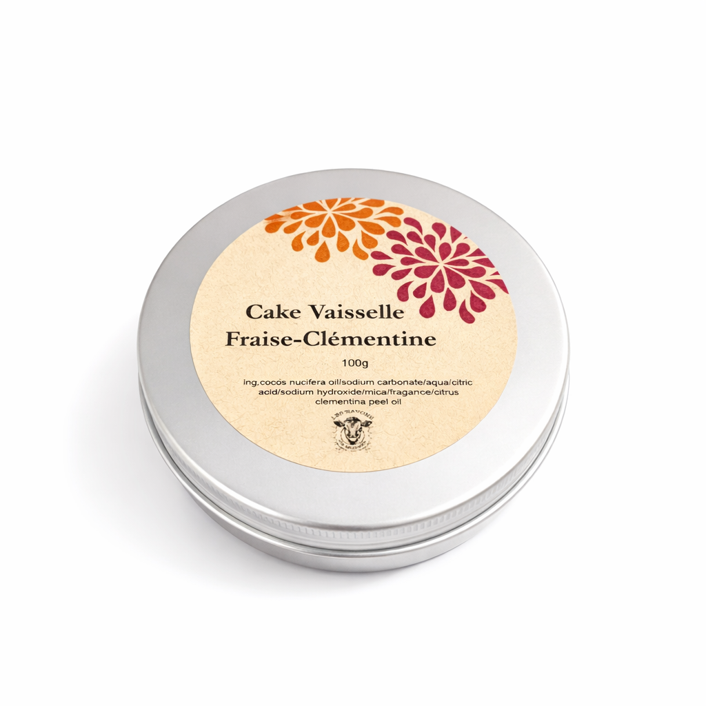 Cake vaisselle 100g - Fraise & Clémentine