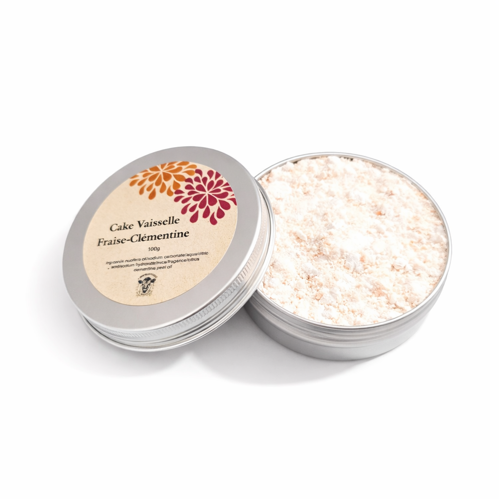 Cake vaisselle 100g - Fraise & Clémentine