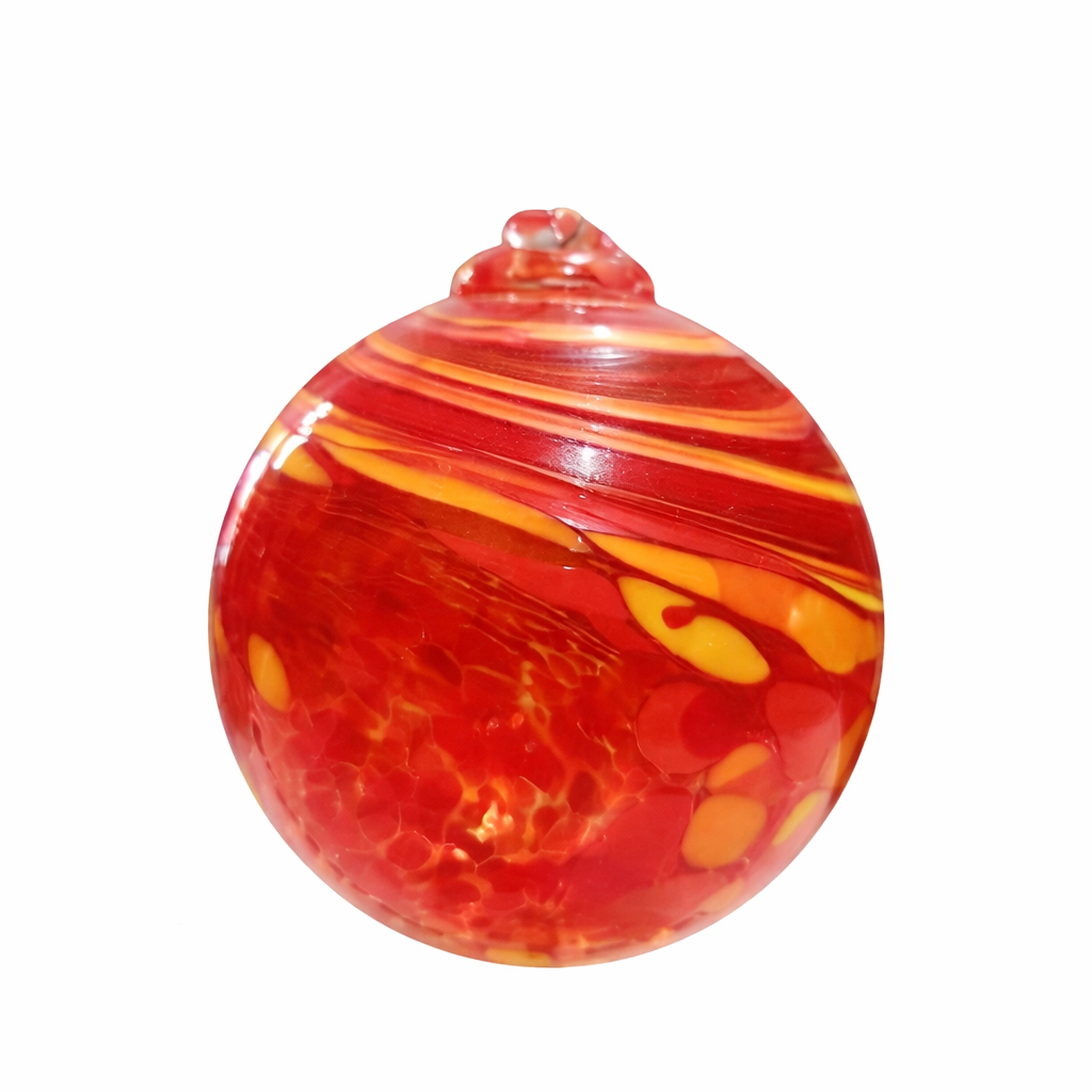 Fusion, boule colorée - verre soufflé