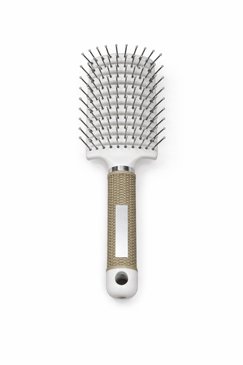 Brosse démêlante incurvée blanche ou noire - 9 pouces 5/8