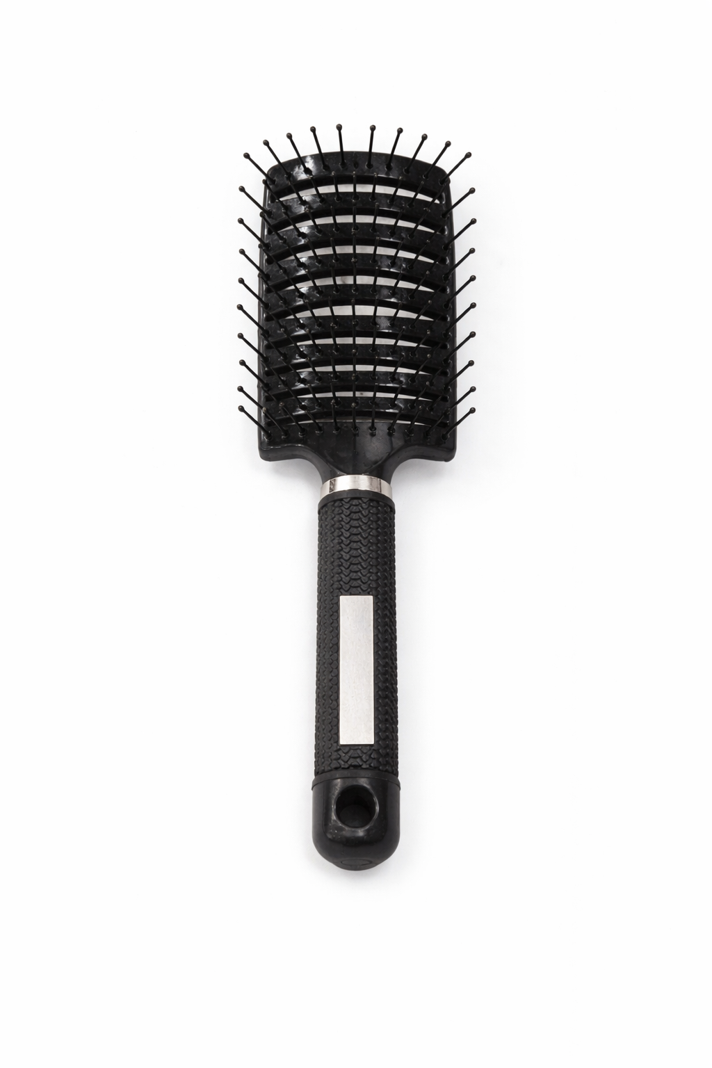 Brosse démêlante incurvée blanche ou noire - 9 pouces 5/8