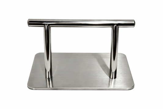 Repose pied en acier inoxydable pour chaise de coiffure