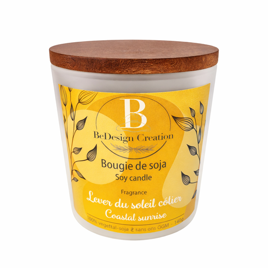 Levée de soleil côtier - bougie 50 heures