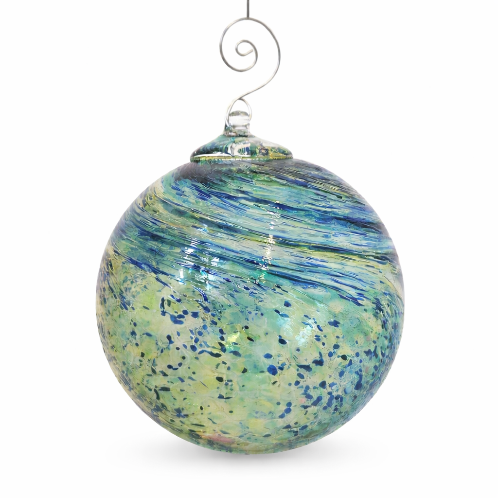 Nébuleuse, boule colorée - verre soufflé