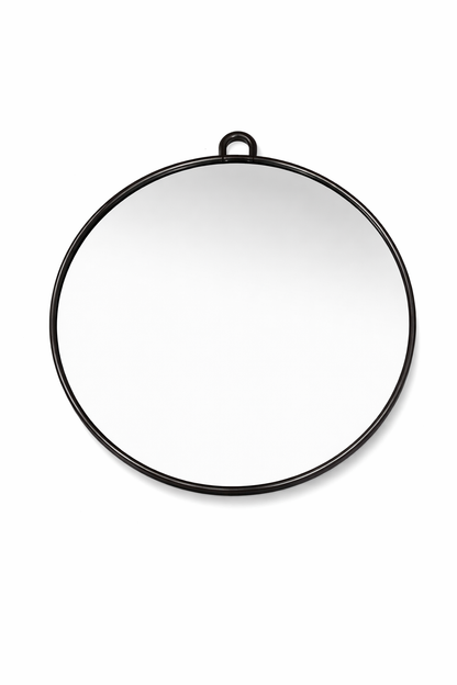 Miroir à main - grippe à l'arrière