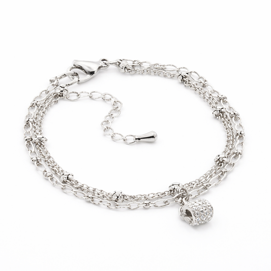 Opéra crystal - bracelet multi rangs