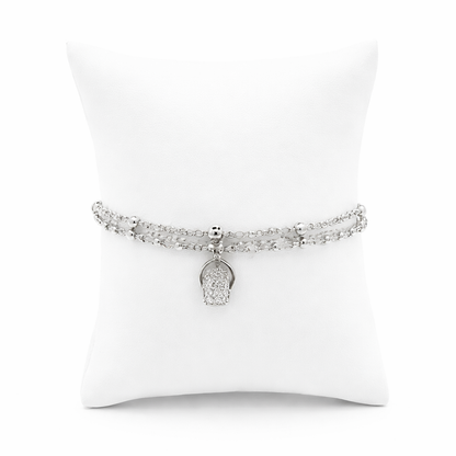 Opéra crystal - bracelet multi rangs