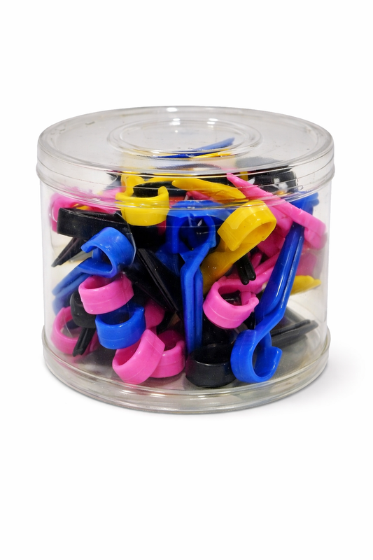 Pinces de séparation - pose d'extensions, colorations ou balayages, boite de 50