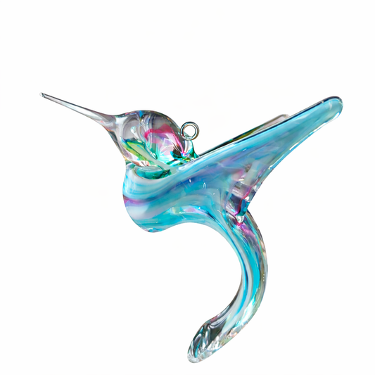 Pureté - colibri en verre soufflé