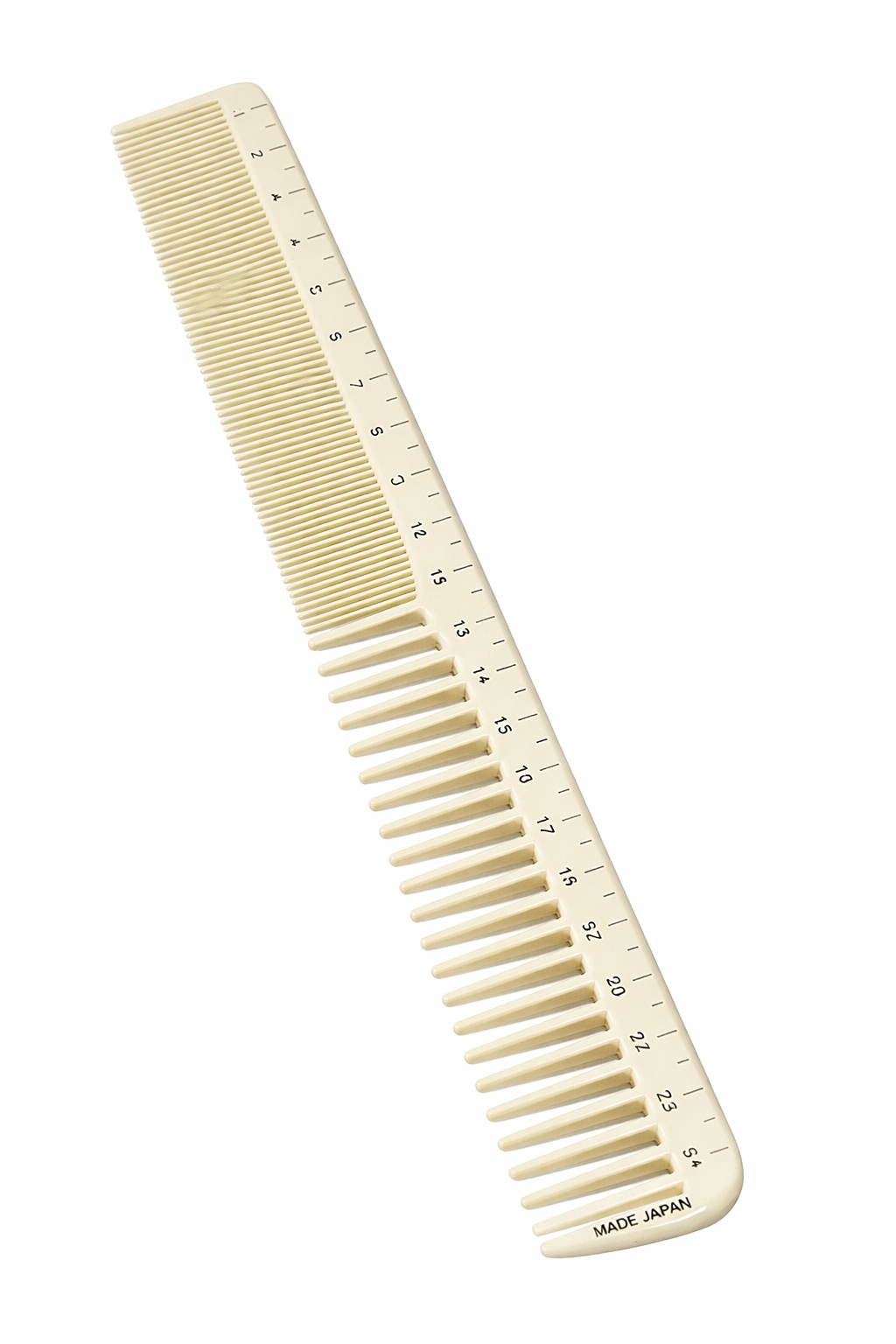 Peigne blanc cassé - de coupe avec règle de mesure, 9 pouces 3/4