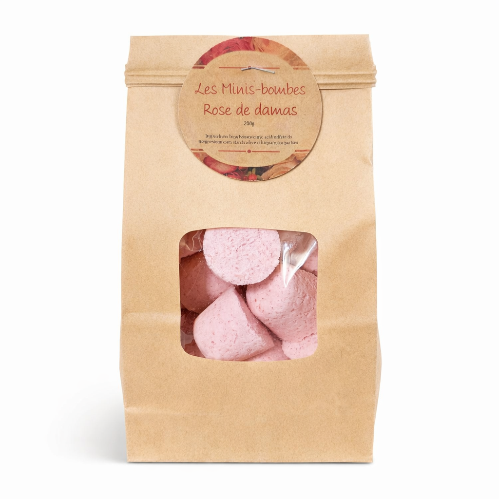Mini bombes de bain 250g - Rose de Damas