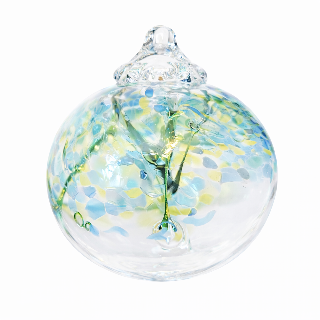 Piège à sorcière Vert de gris - verre soufflé