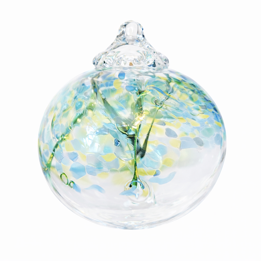 Piège à sorcière Vert de gris - verre soufflé