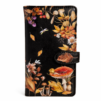 Champignons, fleurs et baies - portefeuillefemme