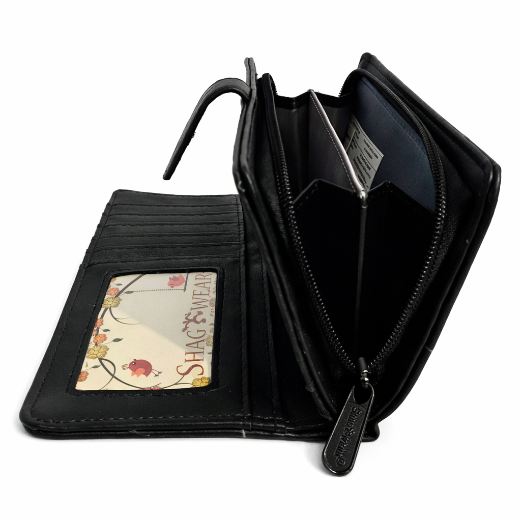 Champignons, fleurs et baies - portefeuillefemme