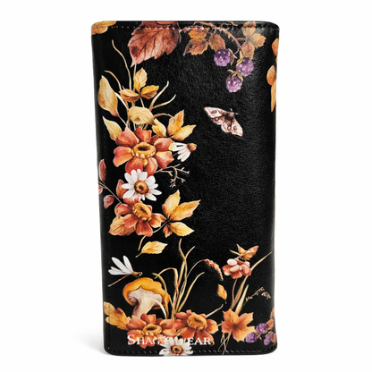 Champignons, fleurs et baies - portefeuillefemme