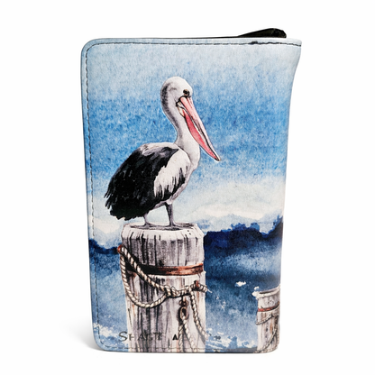 Phare et pélican - portefeuille femme