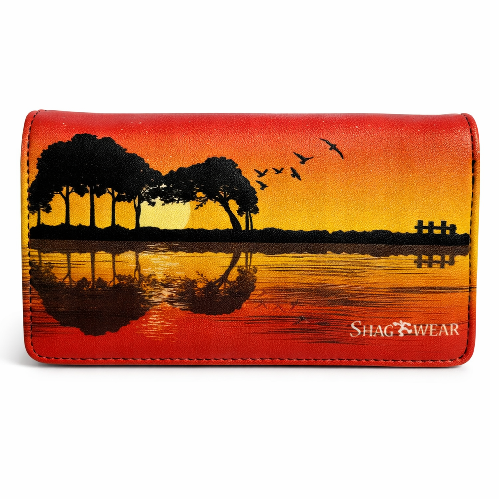 Couché de soleil - portefeuille femme