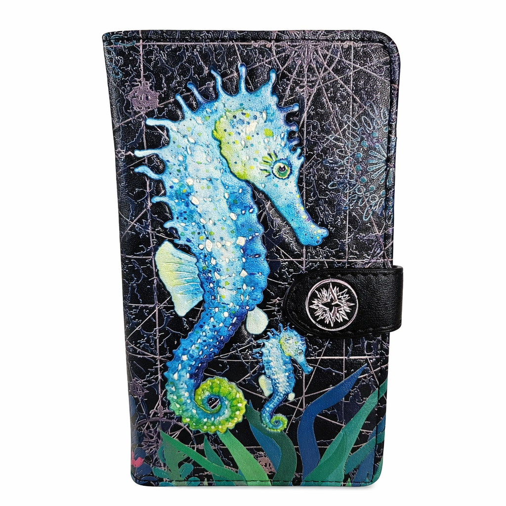 Cheval de mer - portefeuille femme