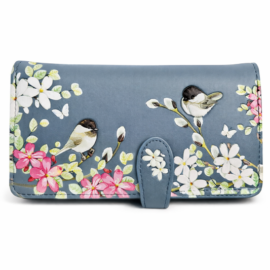 Jardins de mésanges - portefeuille femme