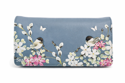 Jardins de mésanges - portefeuille femme