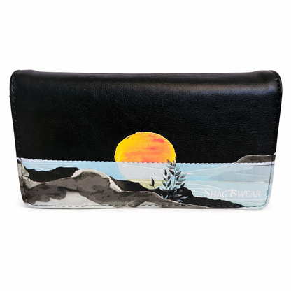 Le macareux sur son île - portefeuille femme