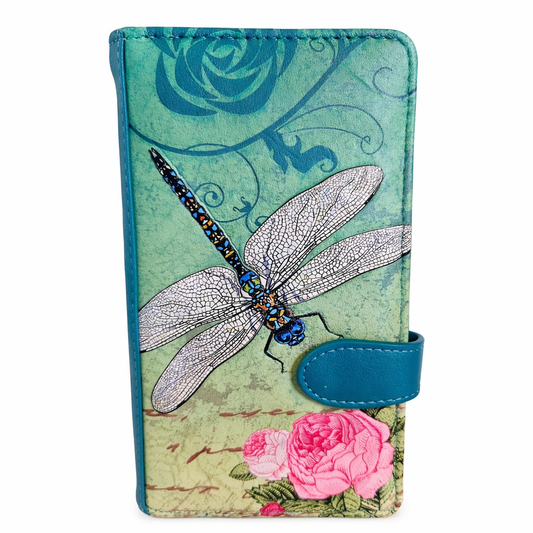 Libellule vintage - portefeuille femme