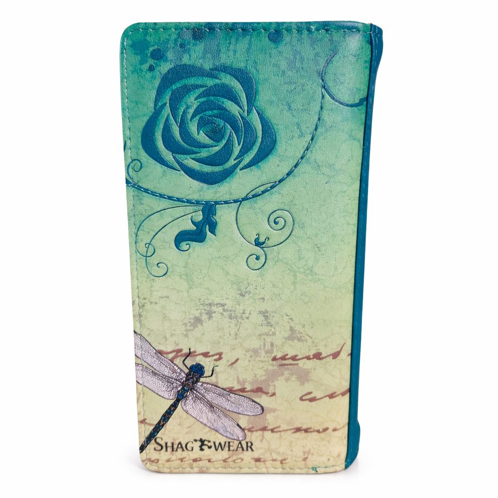 Libellule vintage - portefeuille femme