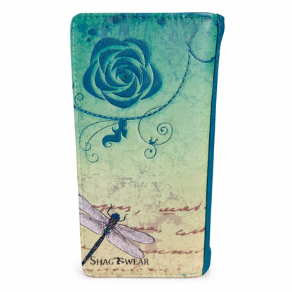 Libellule vintage - portefeuille femme