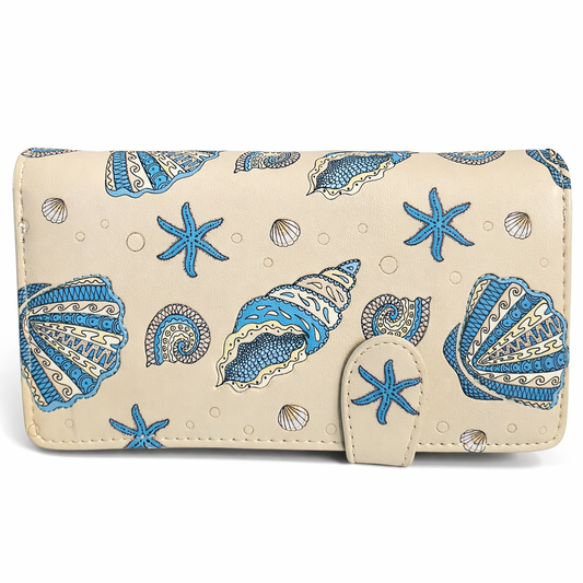 Coquillages - portefeuille femme