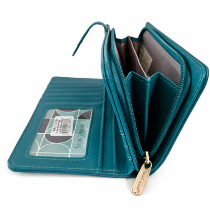 Minou aux yeux verts - portefeuille femme