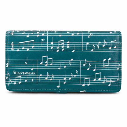 Symphonie au piano - portefeuille femme