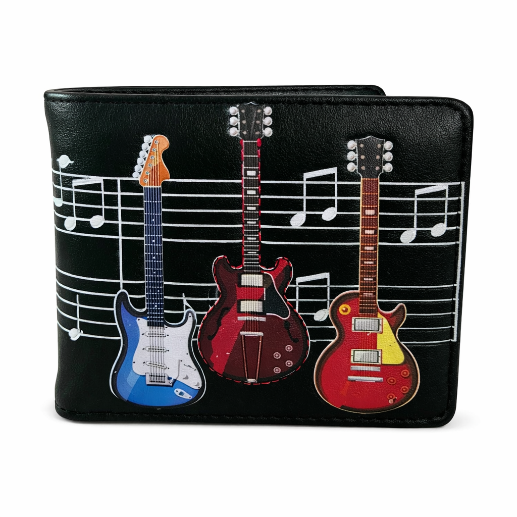 Guitare électrique - portefeuille homme